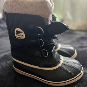 Sorel Black Rain & Snow Boots with Waterproof Design